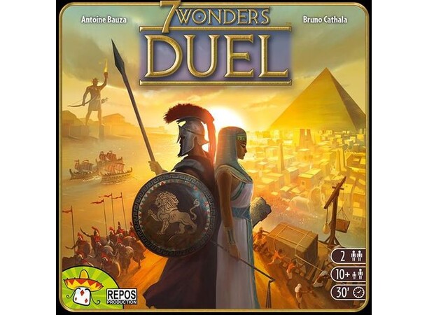 7 Wonders Duel Brädspel - Svensk